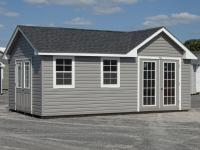 14x20 Custom Victorian Deluxe Style Storage Shed with Vinyl Siding From Pine Creek Structures