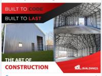 Commercial Grade Metal Buildings (32'-60' Wide and up to 20' Legs)