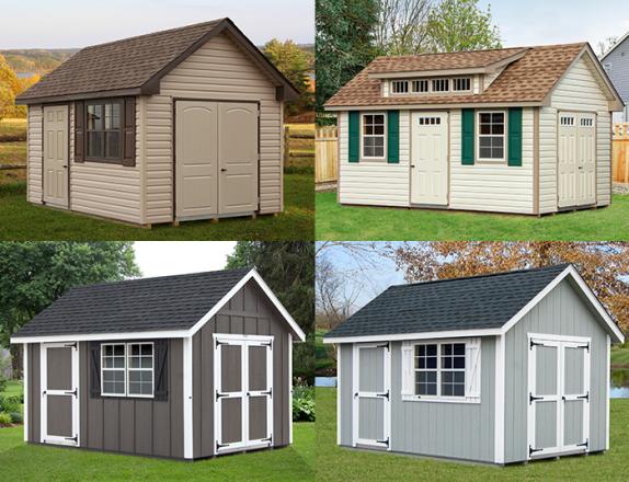 Custom Order a Cape Cod style storage shed from Pine Creek Structures of Egg Harbor 