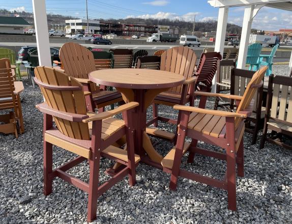 Poly Pub Table and Pub Chairs from Pine Creek Structures in Harrisburg, PA