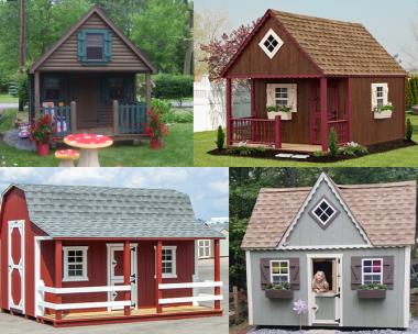 Custom Order a Child's Playhouse from Pine Creek Structures of Egg Harbor