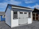 10x12 Cottage Storage Building Exterior