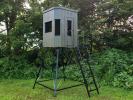 6 x 6 High Rise Octagon Blind on Metal Stand