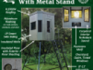 Boonetown Hunting Blind - features- metal stand