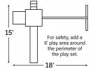 Vinyl Play Set B44-6 from Pine Creek Structures in Harrisburg, PA